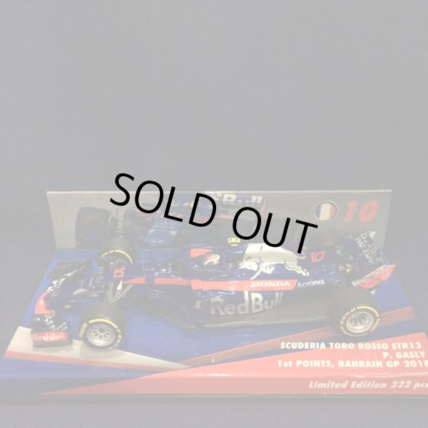画像1: セカンドハンド品●CK MODELCARS別注●PMA1/43 SCUDERIA TORO ROSSO STR13 1st POINTS BAHRAIN GP 2018 (P.ガスリー) #10