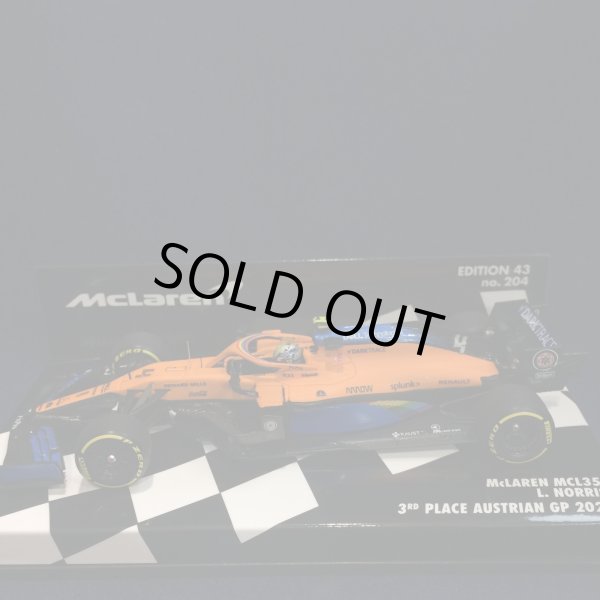画像1: セカンドハンド品●PMA 1/43 McLAREN MCL35 3rd PLACE AUSTRIAN GP 2020 (L.ノリス）#4