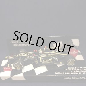 画像: セカンドハンド品●PMA 1/43 LOTUS RENAULT E20 WINNER ABU DHABI GP 2012 (K.ライコネン)#9