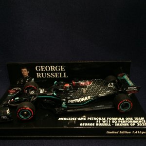 画像: セカンドハンド品●PMA 1/43 MERCEDES-AMG PETRONAS W11 SAKHIR GP 2020 (G.ラッセル)#63