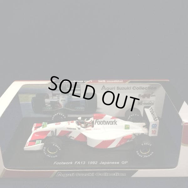 画像1: セカンドハンド品●Racing on別注●SPARK 1/43 FOOTWORK FA13 JAPANESE GP 1992 (鈴木亜久里）#10