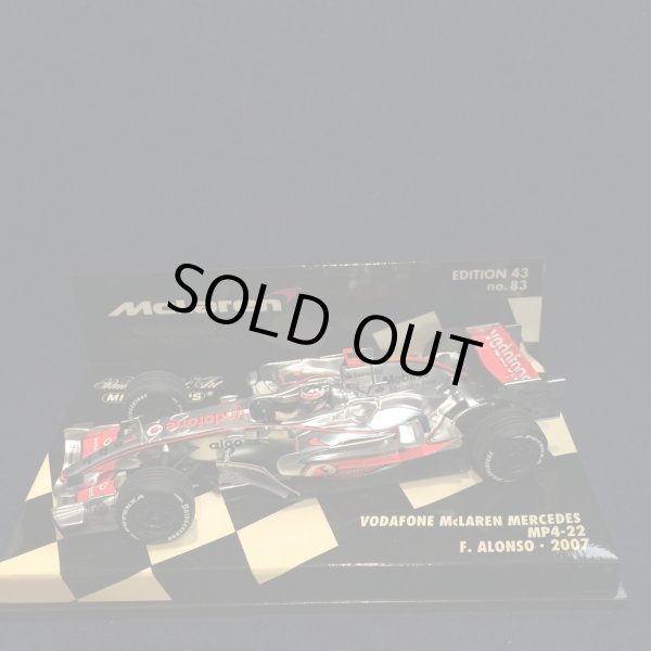 画像1: セカンドハンド品●PMA1/43 VODAFONE McLAREN MERCEDES MP4-22 (F.アロンソ）2007 #1