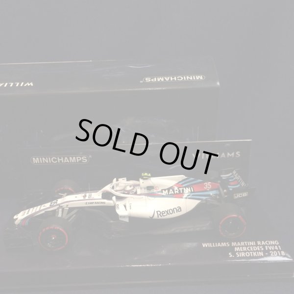 画像1: セカンドハンド品●PMA 1/43 WILLIAMS MARTINI MERCEDES FW41 (S.シロトキン）2018 #35