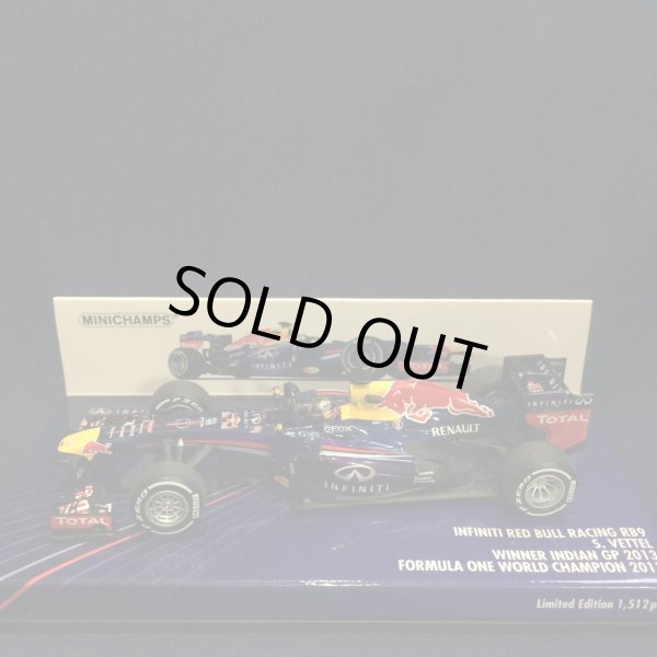 画像1: セカンドハンド品●PMA1/43 RED BULL RENAULT RB9 WINNER INDIAN GP WORLD CHAMPION 2013 (S.ベッテル）#1