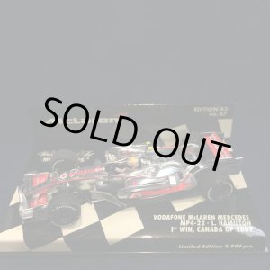 画像: セカンドハンド品●PMA1/43 VODAFONE McLAREN MERCEDES MP4-22 1st WIN CANADA GP 2007 (L.ハミルトン)#2