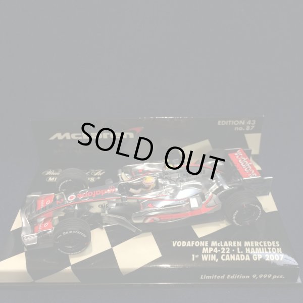 画像1: セカンドハンド品●PMA1/43 VODAFONE McLAREN MERCEDES MP4-22 1st WIN CANADA GP 2007 (L.ハミルトン）#2