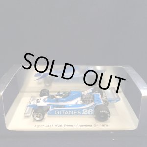 画像: セカンドハンド品●特価品●タバコカスタム済●SPARK1/43 LIGIER JS11 WINNER ARGENTINA GP 1979 (J.ラフィー)#26