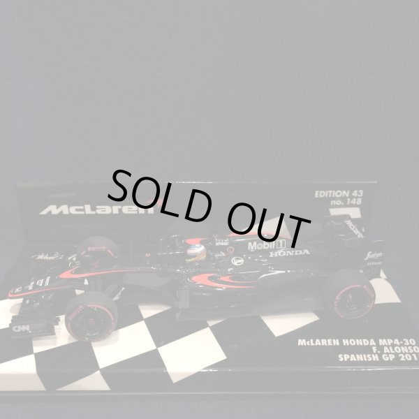 画像1: セカンドハンド品●PMA 1/43 McLAREN HONDA MP4-30 SPANISH GP 2015 (F.アロンソ）#14
