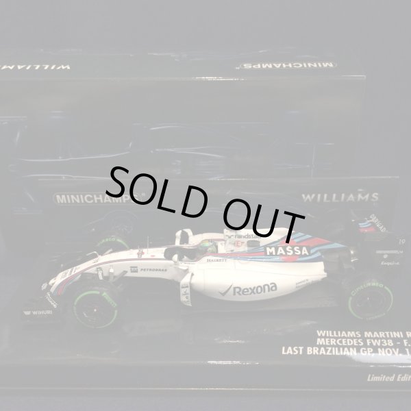 画像1: セカンドハンド品●PMA 1/43 WILLIAMS MARTINI MERCEDES FW38 LAST BRAZILIAN GP 2016 (F.マッサ) #19