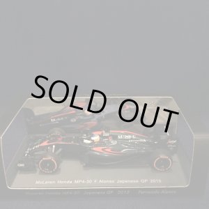 画像: セカンドハンド品●鈴鹿別注●SPARK1/43 McLAREN HONDA MP4-30 JAPANESE GP 2015 (F.アロンソ)#14