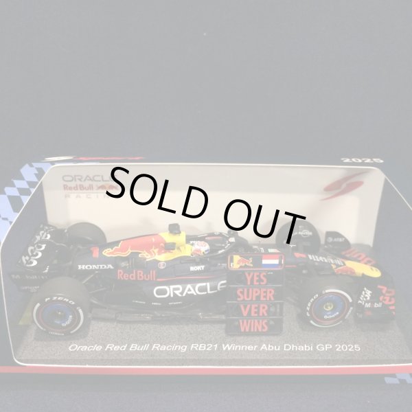 画像1: 新品正規入荷品●SPARK 1/43 RED BULL RB21 WINNER ABU DHABI GP 2025 (M.フェルスタッペン） #1
