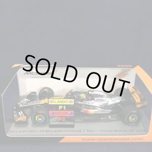 画像: 新品正規荷品●SPARK1/43 McLAREN MCL39 WINNER BRITISH GP 2025 (L.ノリス）#4