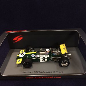 画像: 新品正規荷品●SPARK1/43 BRABHAM BT26A BELGIUM GP 1970 (D.BELL) #8