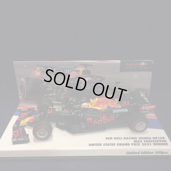 画像1: セカンドハンド品●ユーロスポーツ別注●PMA 1/43 RED BULL HONDA RB16B WINNER US GP 2021 (M.フェルスタッペン）#33