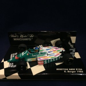 画像: セカンドハンド品●PMA1/43 BENETTON BMW B186 (G.ベルガー)1986 #20