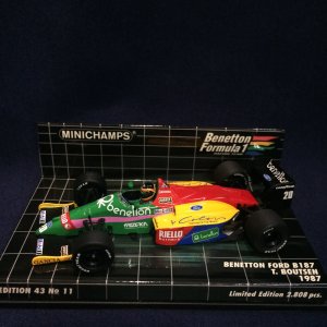 画像: セカンドハンド品●PMA1/43 BENETTON FORD B187 (T.ブーツェン)1987 #20