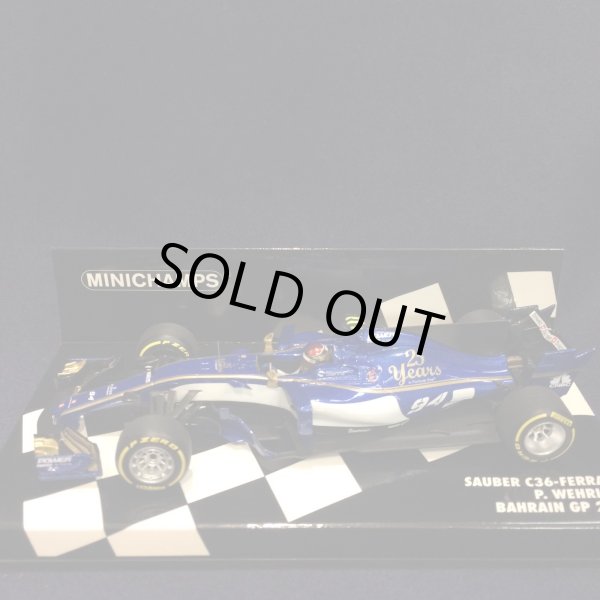 画像1: セカンドハンド品●PMA1/43 SAUBER FERRARI C36 BAHRAIN GP 2017 (P.ウェーレイン）#94