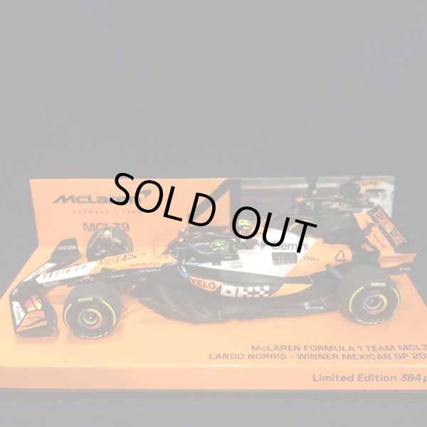 画像1: 新品正規荷品●PMA 1/43 McLAREN MCL39 WINNER MEXICAN GP 2025 (L.ノリス）#4