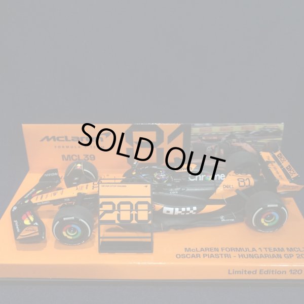 画像1: 新品正規荷品●PMA 1/43 McLAREN MCL39 WINNER HUNGARIAN GP 2025 (O.ピアストリ）#81