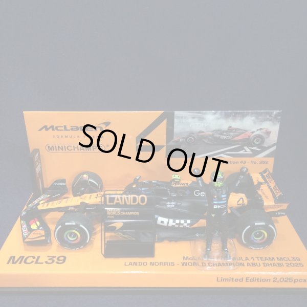 画像1: 新品正規荷品●PMA 1/43 McLAREN MCL39 WORLD CHAMPION ABU DHABI GP 2025 (L.ノリス）#4