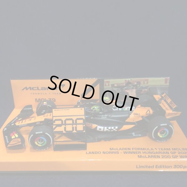 画像1: 新品正規荷品●PMA 1/43 McLAREN MCL39 WINNER HUNGARIAN GP 2025 (L.ノリス）#4