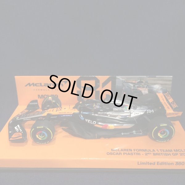 画像1: 新品正規荷品●PMA 1/43 McLAREN MCL39 2nd BRITISH GP 2025 (0,ピアストリ）#81
