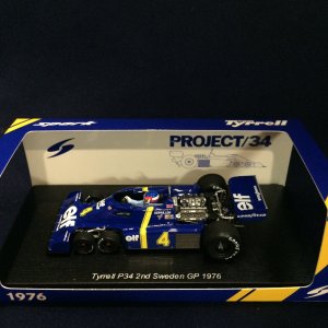 画像: 新品正規荷品●SPARK1/43 TYRRELL P34 2nd SWEDEN GP 1976 (P.デパイエ）#4