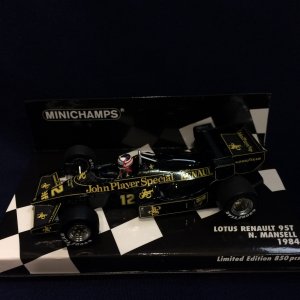 画像: セカンドハンド品●PMA 1/43 LOTUS RENAULT 95T (N.マンセル)1984 #12 ※純正たばこ仕様