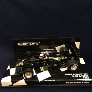 画像: セカンドハンド品●PMA 1/43 LOTUS RENAULT 94T (E.DE アンジェリス)1983 #11 別途専用JPSデカール付