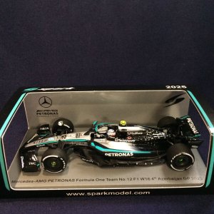 画像: 新品正規荷品●SPARK1/43 MERCEDES-AMG PETRONAS W16 4th AZERBAIJAN GP 2025 (K.アントネッリ）#12