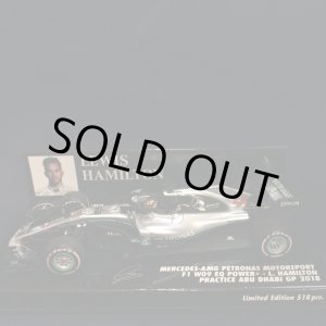 画像: セカンドハンド品●PMA 1/43 MERCEDES-AMG W09 PRACTICE ABU DHABI GP 2018 (L.ハミルトン)※希少フロントノーズカーナンバー1