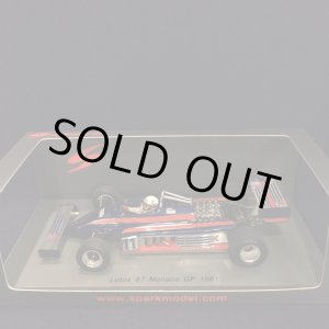 画像: セカンドハンド品●SPARK 1/43 LOTUS 87 MONACO GP 1981 (E.de.アンジェリス)#11
