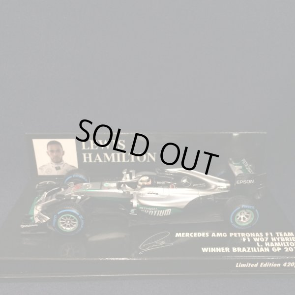 画像1: セカンドハンド品●PMA 1/43 MERCEDES-AMG W07 WINNER BRAZILIAN GP 2016 (L.ハミルトン）#44