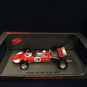 画像: セカンドハンド品●SPARK1/43 SURTEES TS7 6TH US GP 1970 (D.BELL) #18
