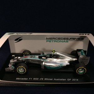 画像: セカンドハンド品●SPARK1/43 MERCEDES W05 WINNER AUSTRALIAN GP 2014 (N.ロズベルグ) #6