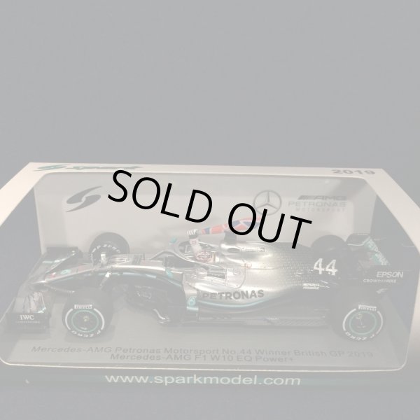 画像1: セカンドハンド品●SPARK1/43 MERCEDES-AMG W10 WINNER BRITISH GP 2019 (L.ハミルトン）#44