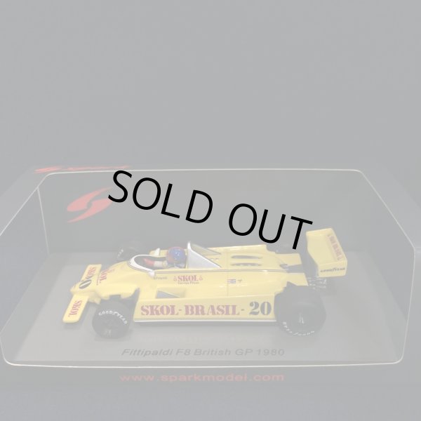 画像1: セカンドハンド品●SPARK1/43 FITTIPALDI F8 BRITISH GP 1980 ((E.フィッティパルディ）#20