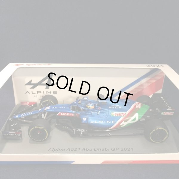 画像1: セカンドハンド品●SPARK1/43 ALPINE A521 ABU DHABI GP 2021(F.アロンソ）#14