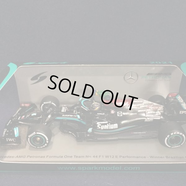 画像1: セカンドハンド品●SPARK1/43 MERCEDES-AMG W12 WINNER BRAZILIAN GP 2021 (L.ハミルトン）#44