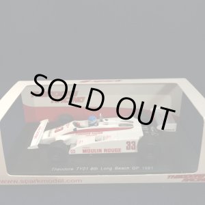 画像: セカンドハンド品●SPARK 1/43 THEODORE TY01 6th LONG BEACH 1981 (P.TAMBAY) #33