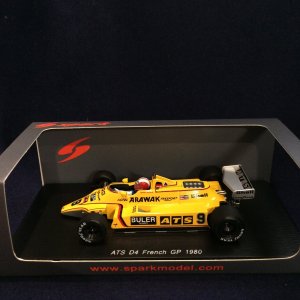 画像: セカンドハンド品●SPARK 1/43 ATS D4 FRENCH GP 1980 (M.SURER) #9