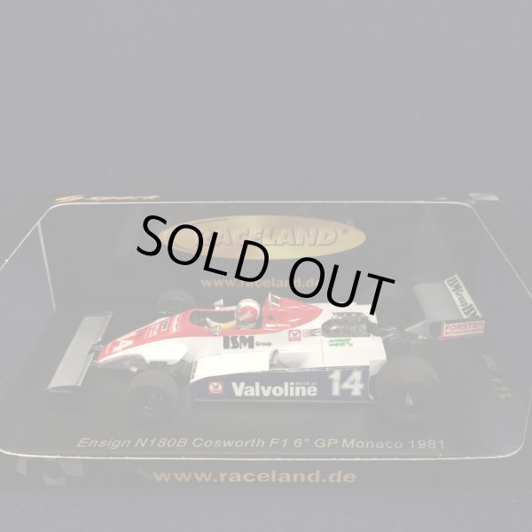 画像1: セカンドハンド品●RACELAND別注●SPARK 1/43 ATS N180B COSWORTH F1 MONACO GP 1981 (M.SURER) #14