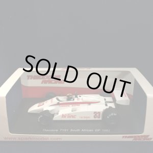 画像: セカンドハンド品●SPARK 1/43 THEODORE TY01 SOUTH AFRICAN GP 1982 (D.DALY) #33