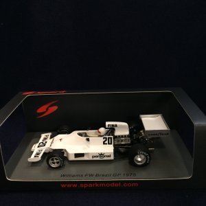 画像: セカンドハンド品●SPARK 1/43 WILLIAMS FW BRAZIL GP 1975 (A.MERZARIO) #20