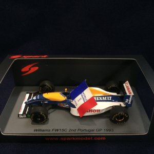 画像: 新品正規荷品●SPARK1/43 WILLIAMS FW15C 2nd PORTUGAL GP 1993 (A.プロスト)#2