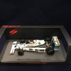 画像: 新品正規荷品●SPARK1/43 WILLIAMS FW06 LONG BEACH GP 1979 (A.ジョーンズ)#27