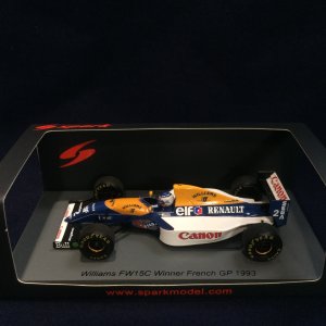 画像: 新品正規荷品●SPARK1/43 WILLIAMS FW15C WINNER FRENCH GP 1993 (A.プロスト)#2