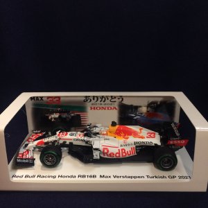 画像: セカンドハンド品●HONDA別注●SPARK 1/43 RED BULL HONDA RB16B 2nd TURKISH GP 2021 (M.フェルスタッペン)#33