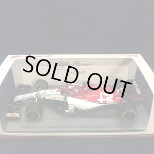 画像: セカンドハンド品●SPARK1/43 ALFA ROMEO C38 AUSTRALIAN GP 2019 (K.ライコネン)#7