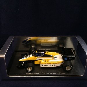 画像: セカンドハンド品●SPARK 1/43 RENAULT RE50 2nd BRITISH GP 1984 (D.WARWICK) #16
